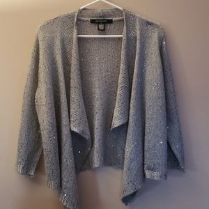 89th & Madison 3/4 Sleeve  Glittery Sweater size M